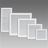 DEN BRAVEN Mřížka větrací bez síťoviny 460x110 bílá VE1114